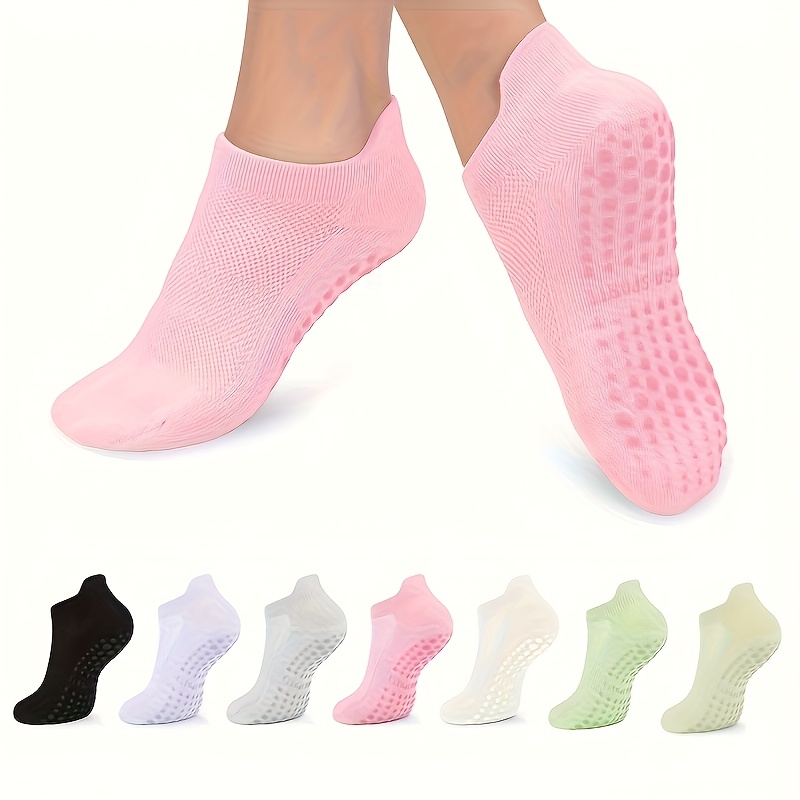 Medias Para Pilates Y Yoga - 1 Par de Calcetines Antideslizantes para