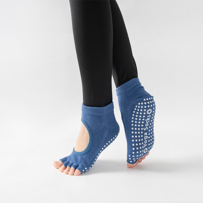 Medias Para Pilates Y Yoga - Calcetines de Yoga con espalda descubierta