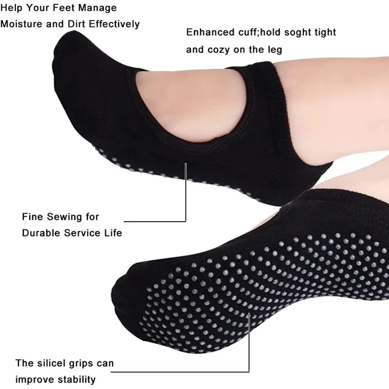 1-3 pares de calcetines de yog - Pilate Yoga Workout reseña y precio