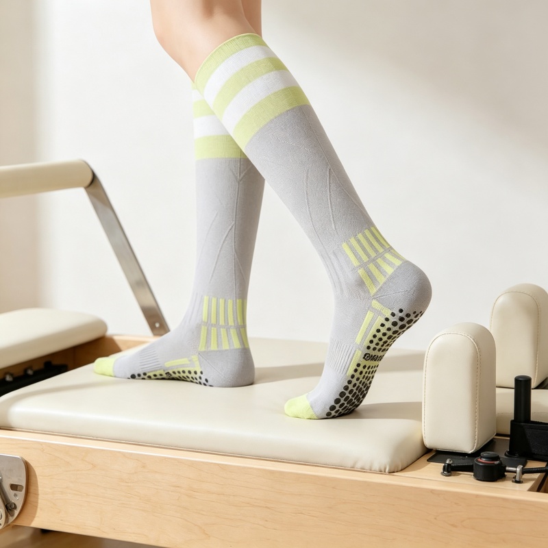 Calcetines de yoga hasta la ro - Medias Para Pilates Y Yoga reseña y precio